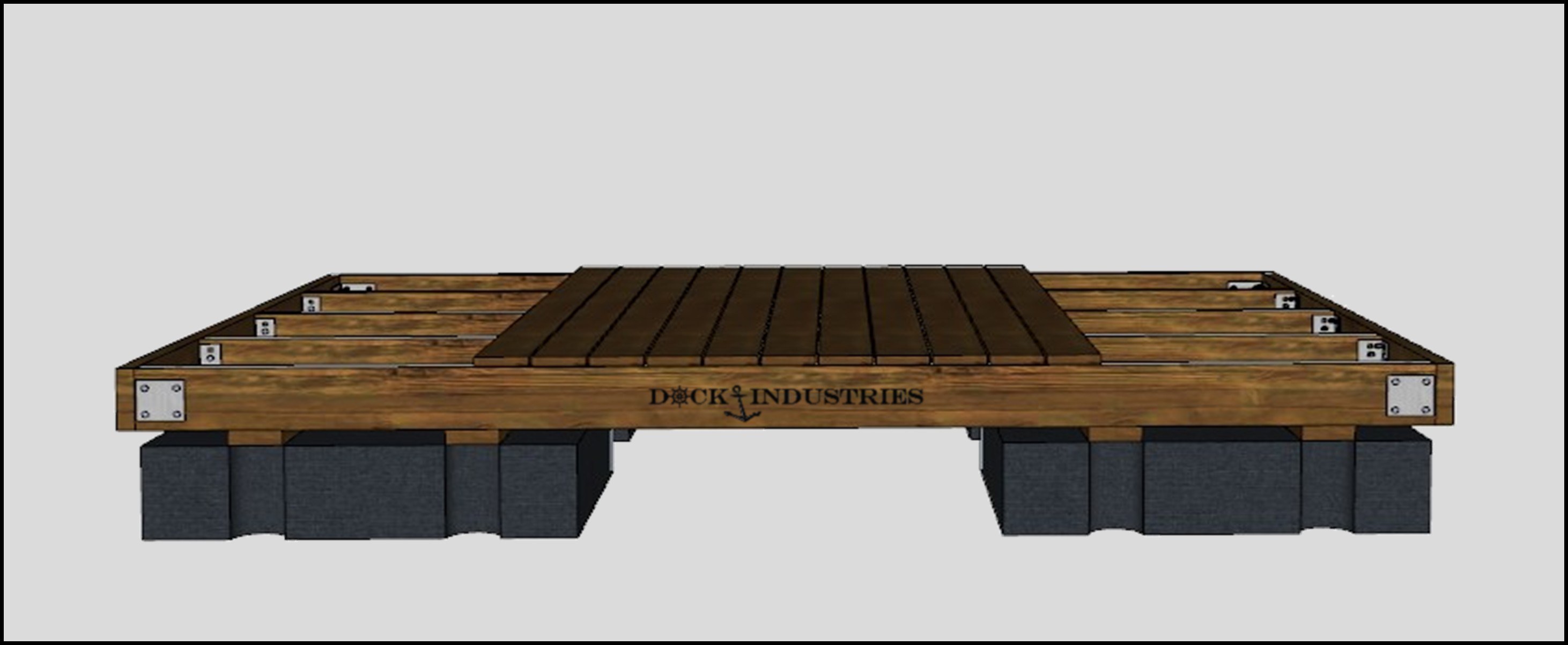 Ensemble de quai Résidentiel 8'x12' - Sans ancrage