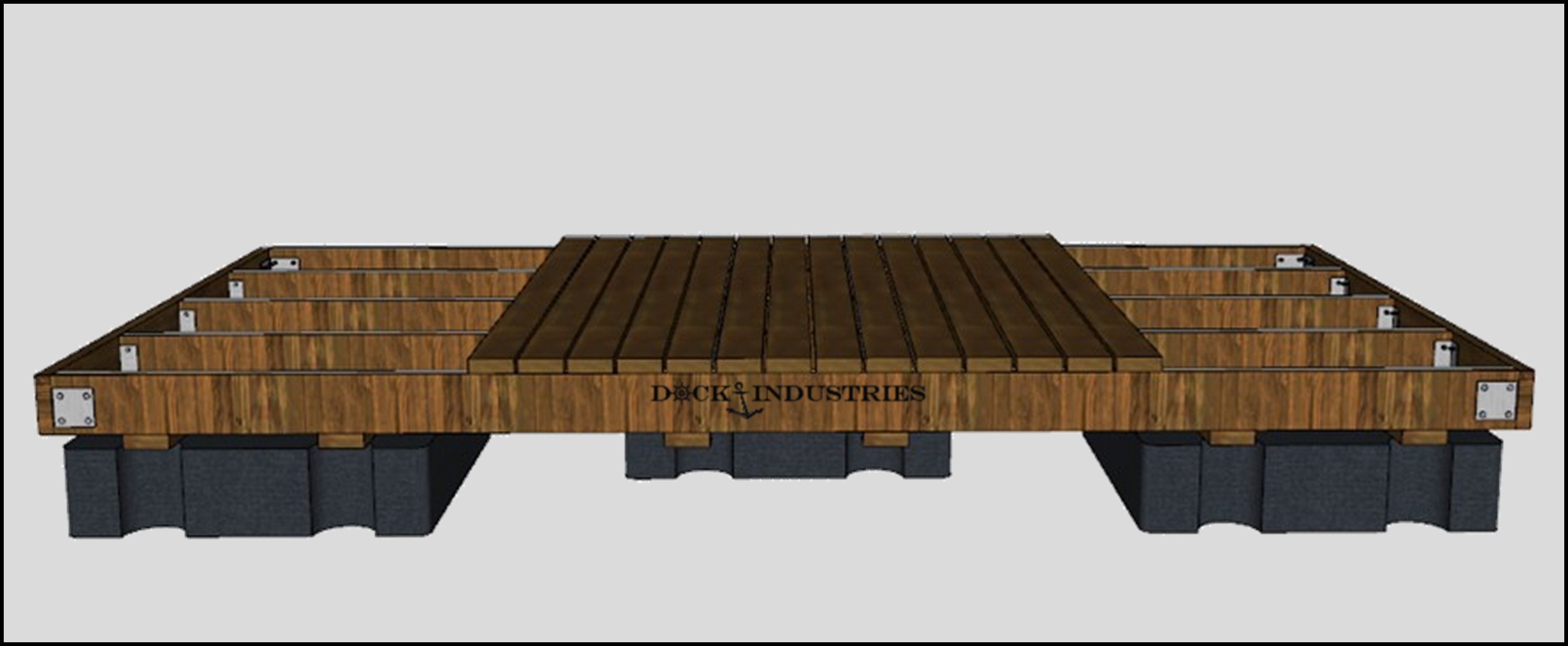 Ensemble de quai Résidentiel 8'x16' - Sans ancrage