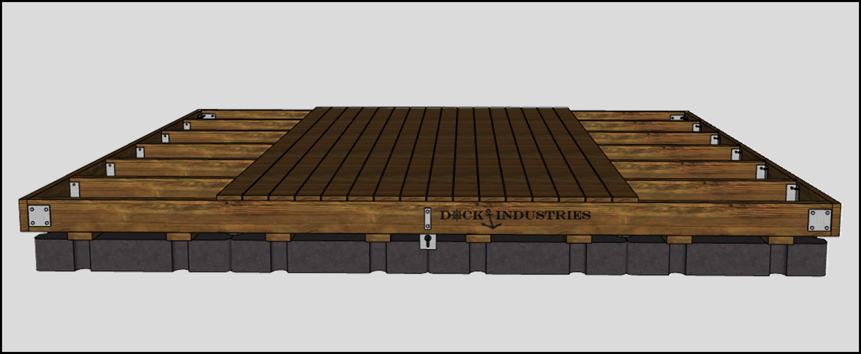 Ensemble de quai Résidentiel 12'x16'