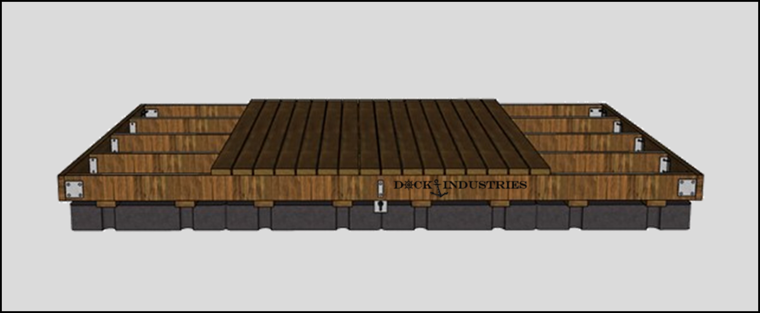 Ensemble de quai Résidentiel 8'x16'