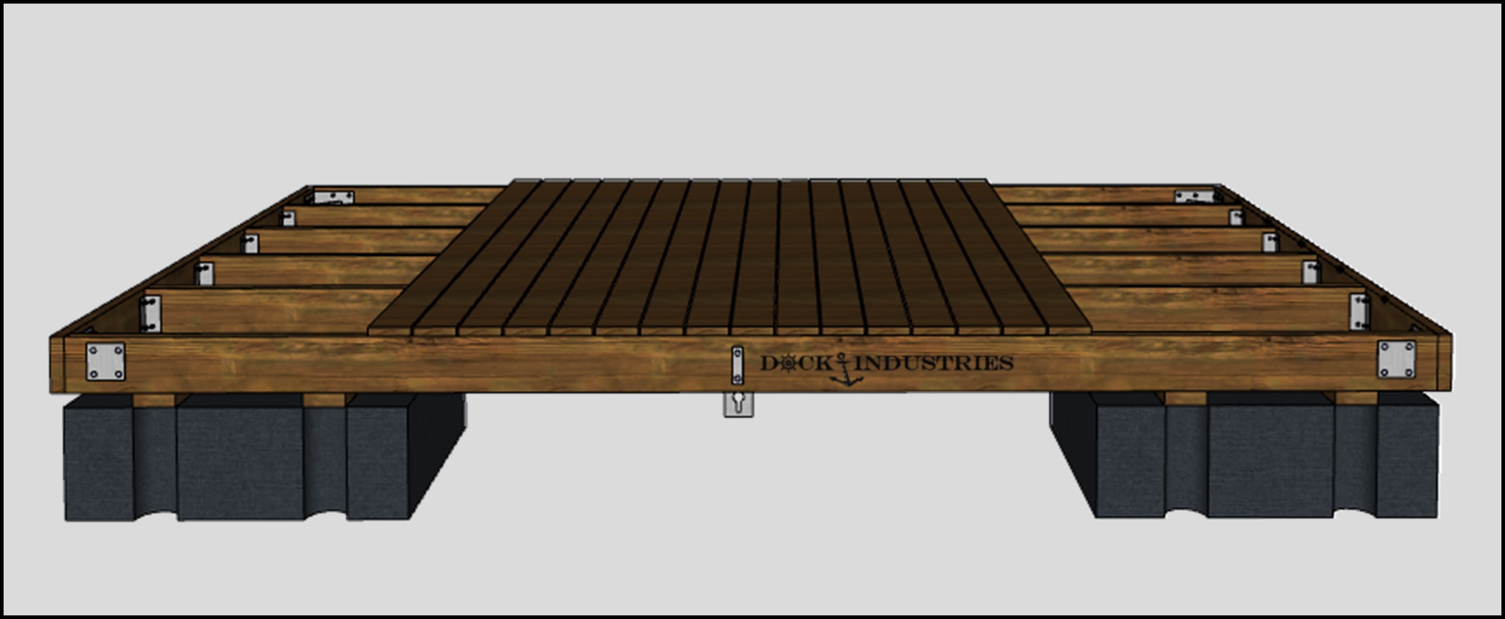 Ensemble de quai Heavy Duty 10'x16'