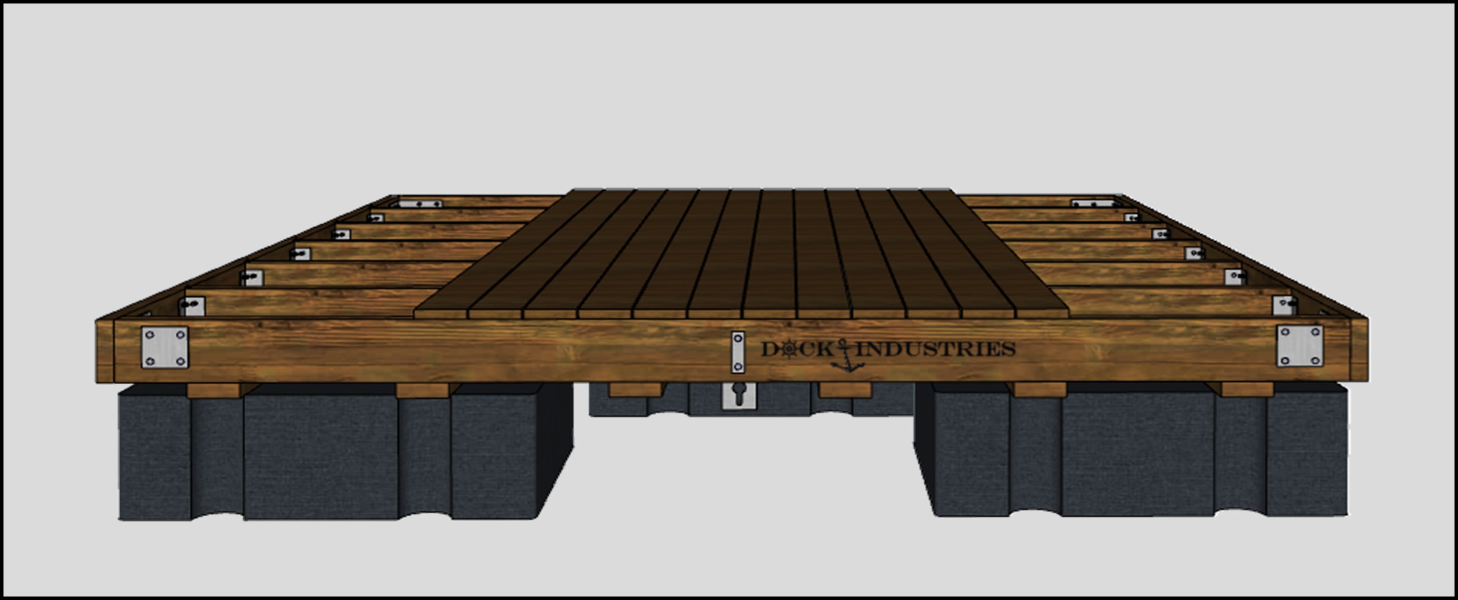Ensemble pour plateforme de baignade Heavy Duty 12'x12'