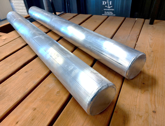 Set of 2 aluminium tubes for PWC dock installation - KPWC-TUBE-ALU